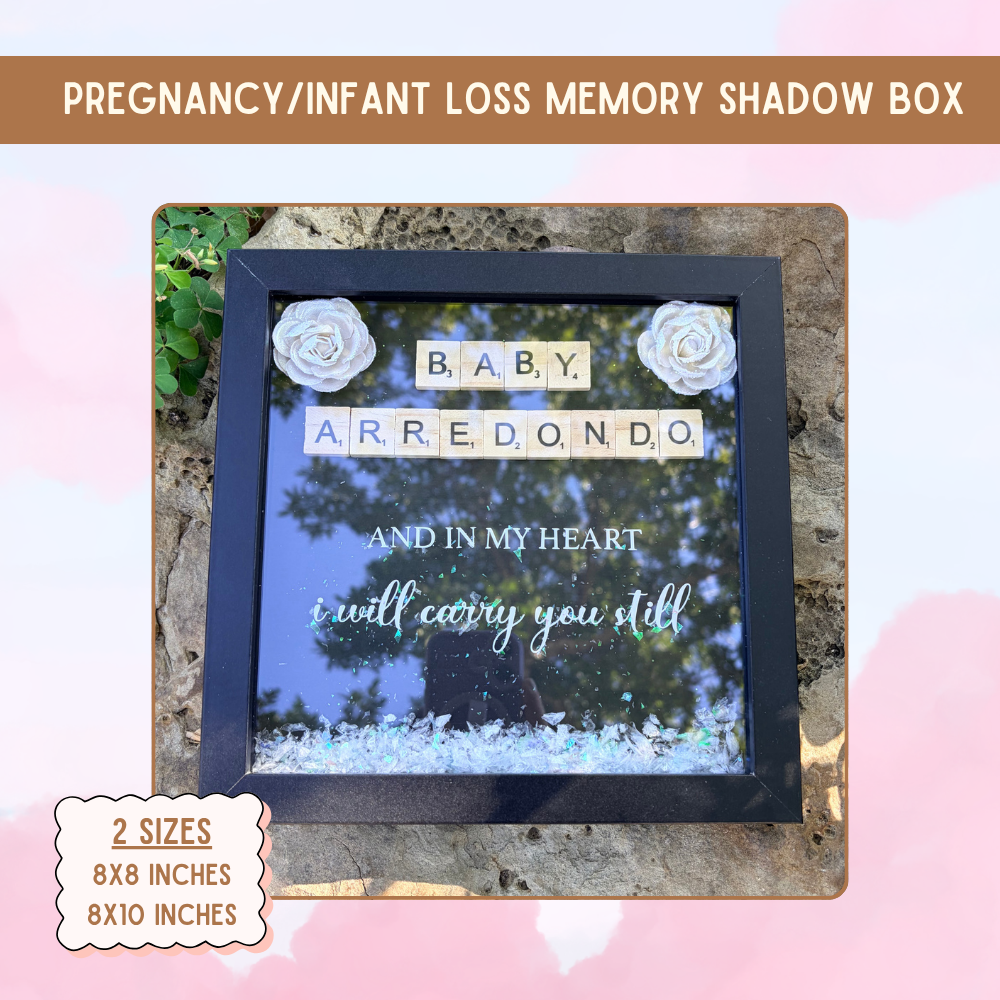 Miscarriage/Pregnancy Loss Shadow Box