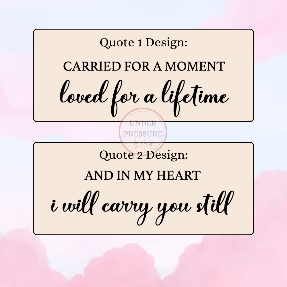 Miscarriage/Pregnancy Loss Shadow Box