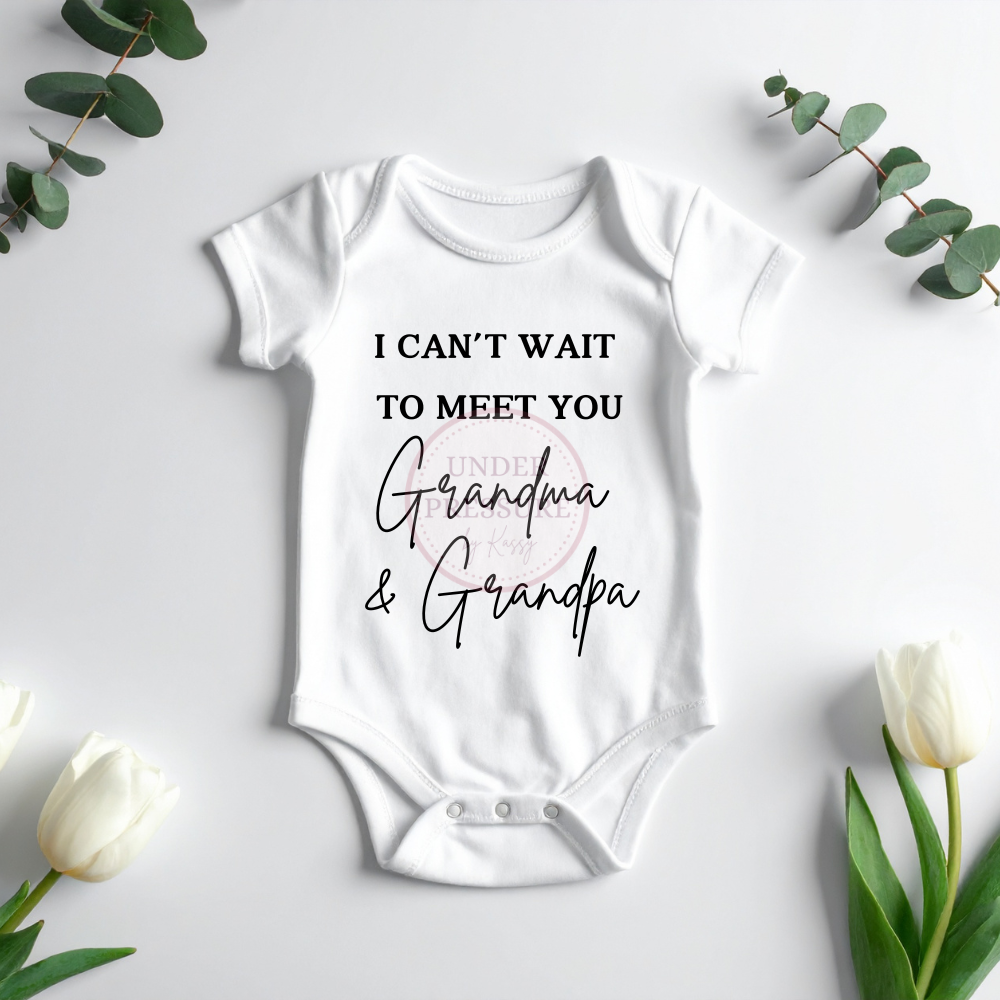 Grandparent/Great Grandparent Pregnancy Announcement Onesies