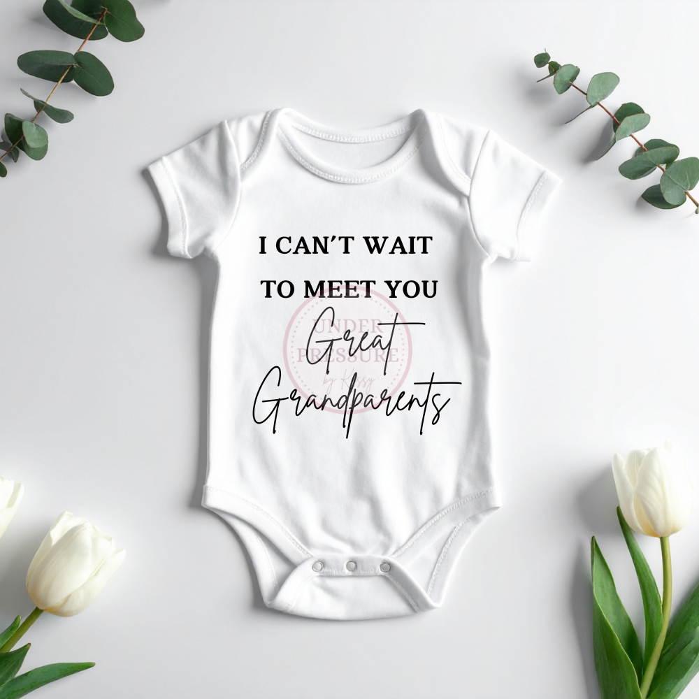 Grandparent/Great Grandparent Pregnancy Announcement Onesies