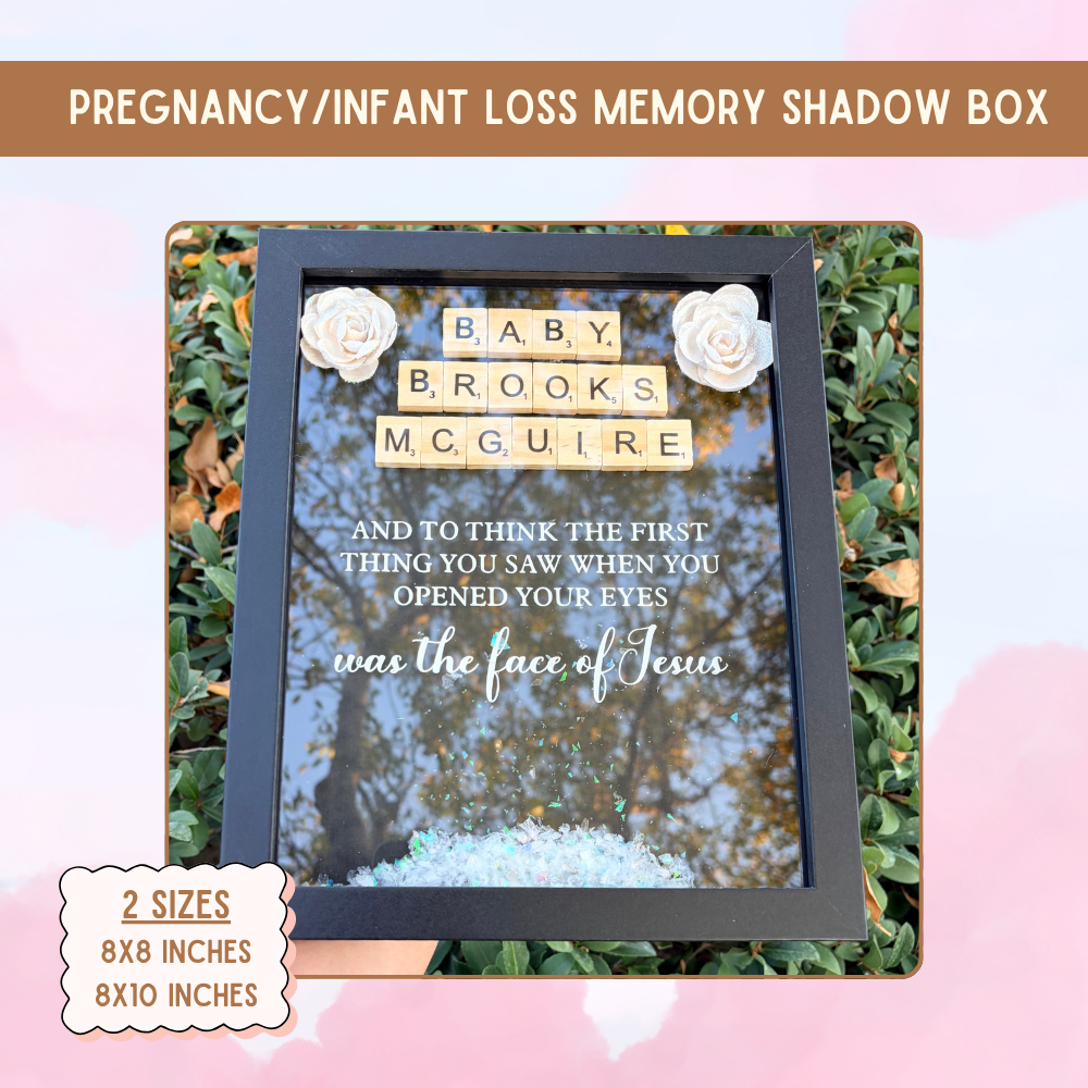 Miscarriage/Pregnancy Loss Shadow Box