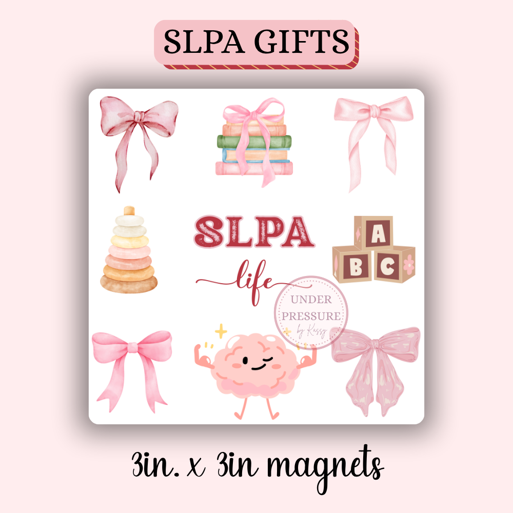 SLP/SLPA Appreciation 3x3in. Magnets | Gifts For SLPs
