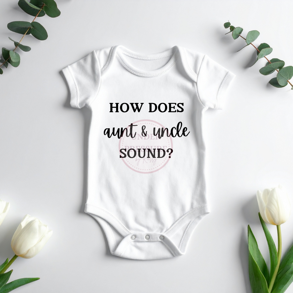Aunt & Uncle Pregnancy Announcement Onesies