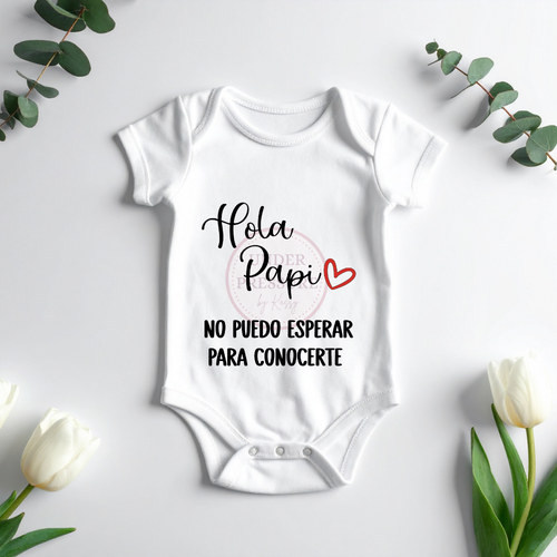 Daddy | Hola Papi Pregnancy Announcement Onesie